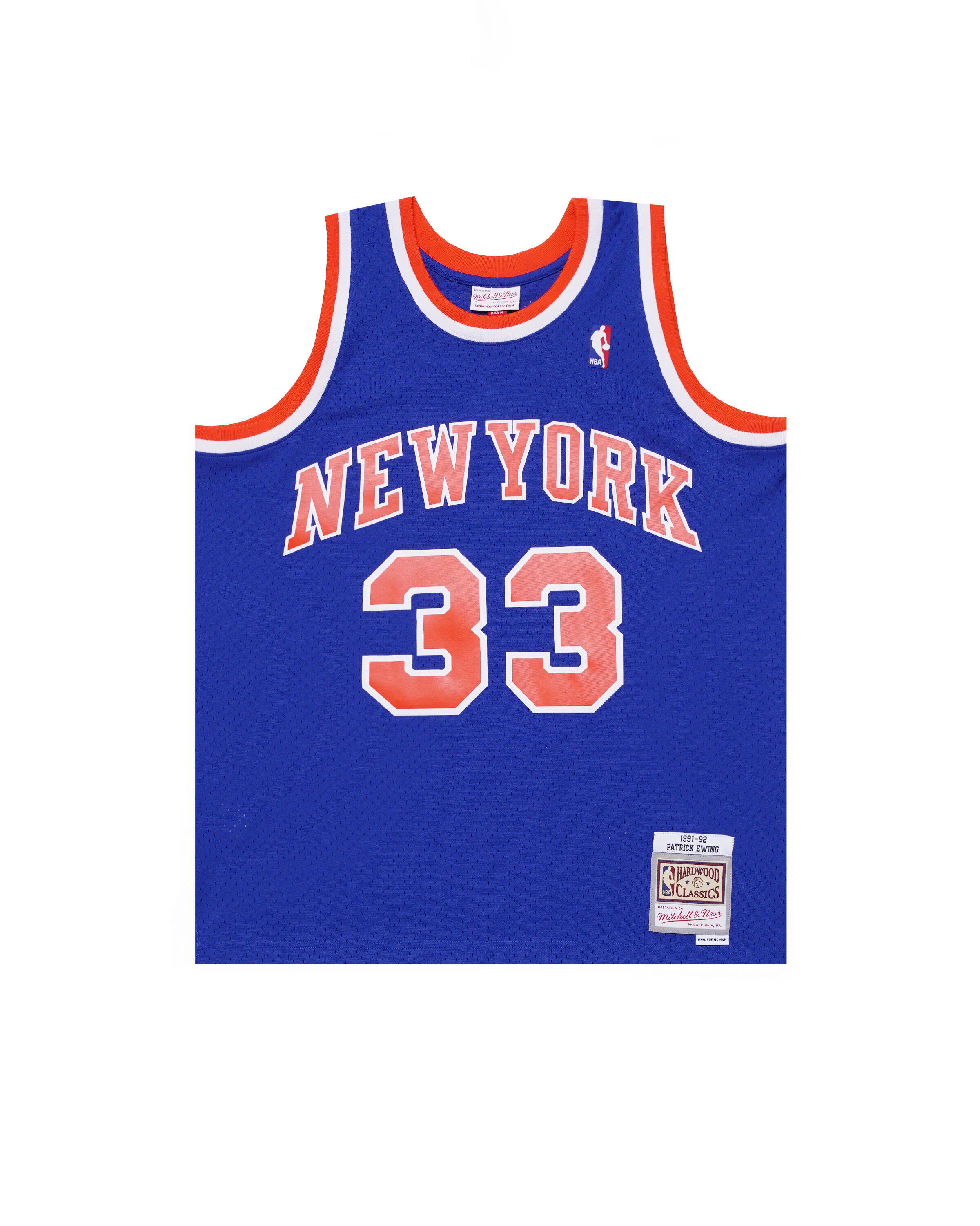 Mitchell Ness NBA SWINGMAN JERSEY 2.0 NY KNICKS 1991 92 P. Ewing 33